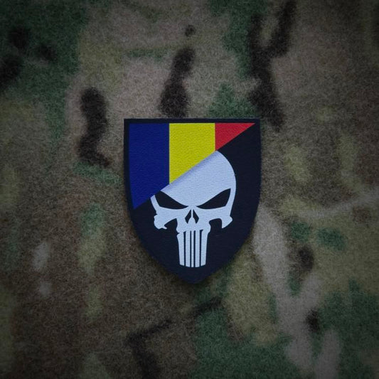 PUNISHER RO - COLORED DTF PATCH - 9x6