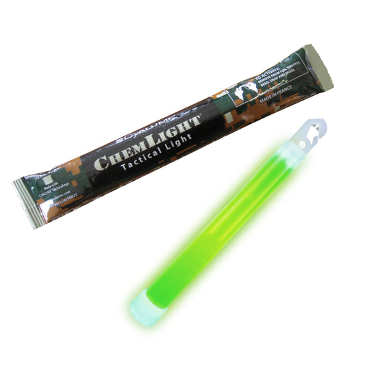 6'' CHEMLIGHT GREEN - 12 H