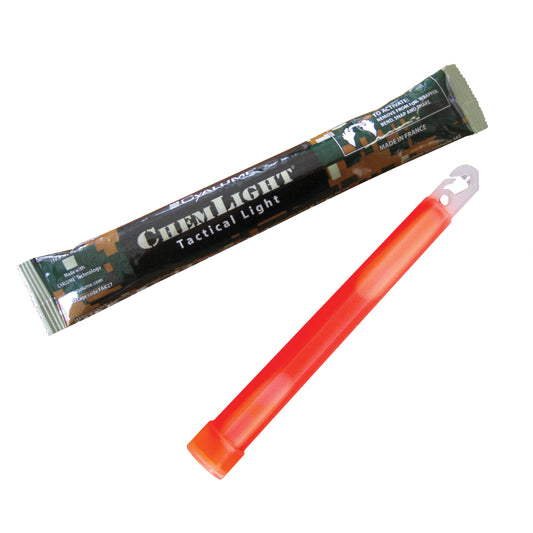 6'' CHEMLIGHT RED - 12 H